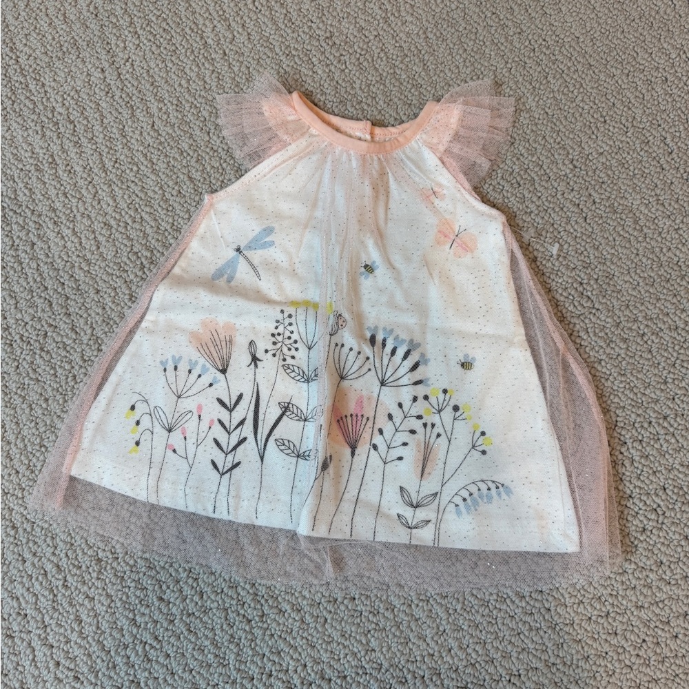 Baby girl Tulle Tunic dress 0-3 months
